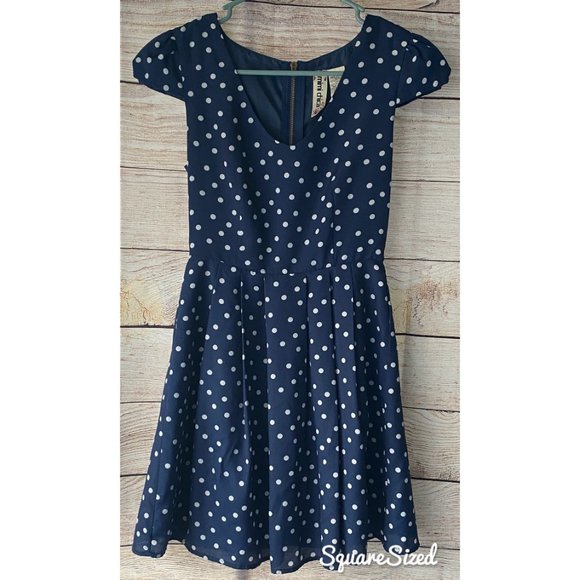 Mimi Chica Dresses & Skirts - Mimi Chica lined polka dot dress XS